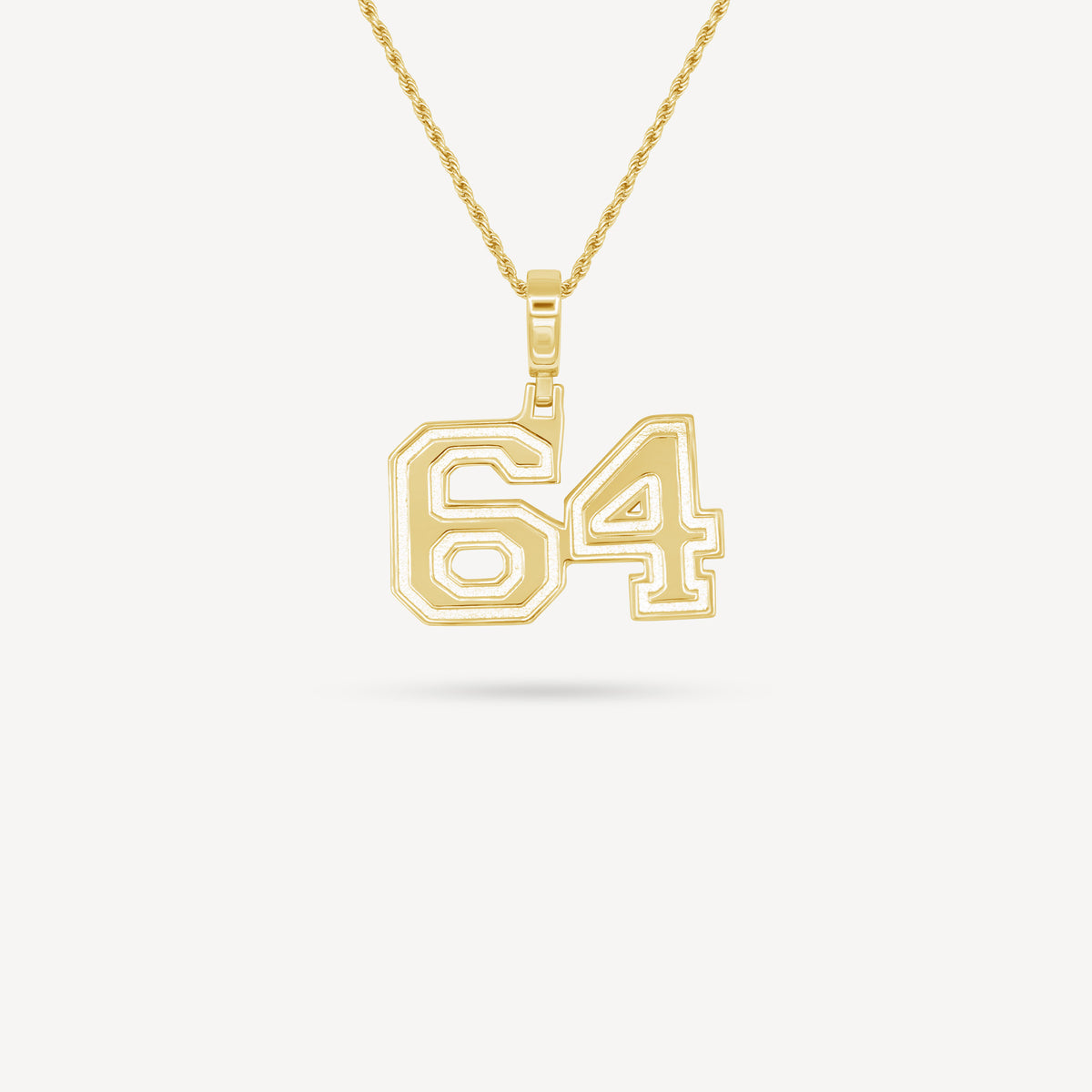 Gold Presidents Pendant and Chain - #64 Diego Turcios