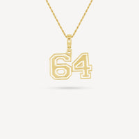 Gold Presidents Pendant and Chain - #64 Joden Nelson