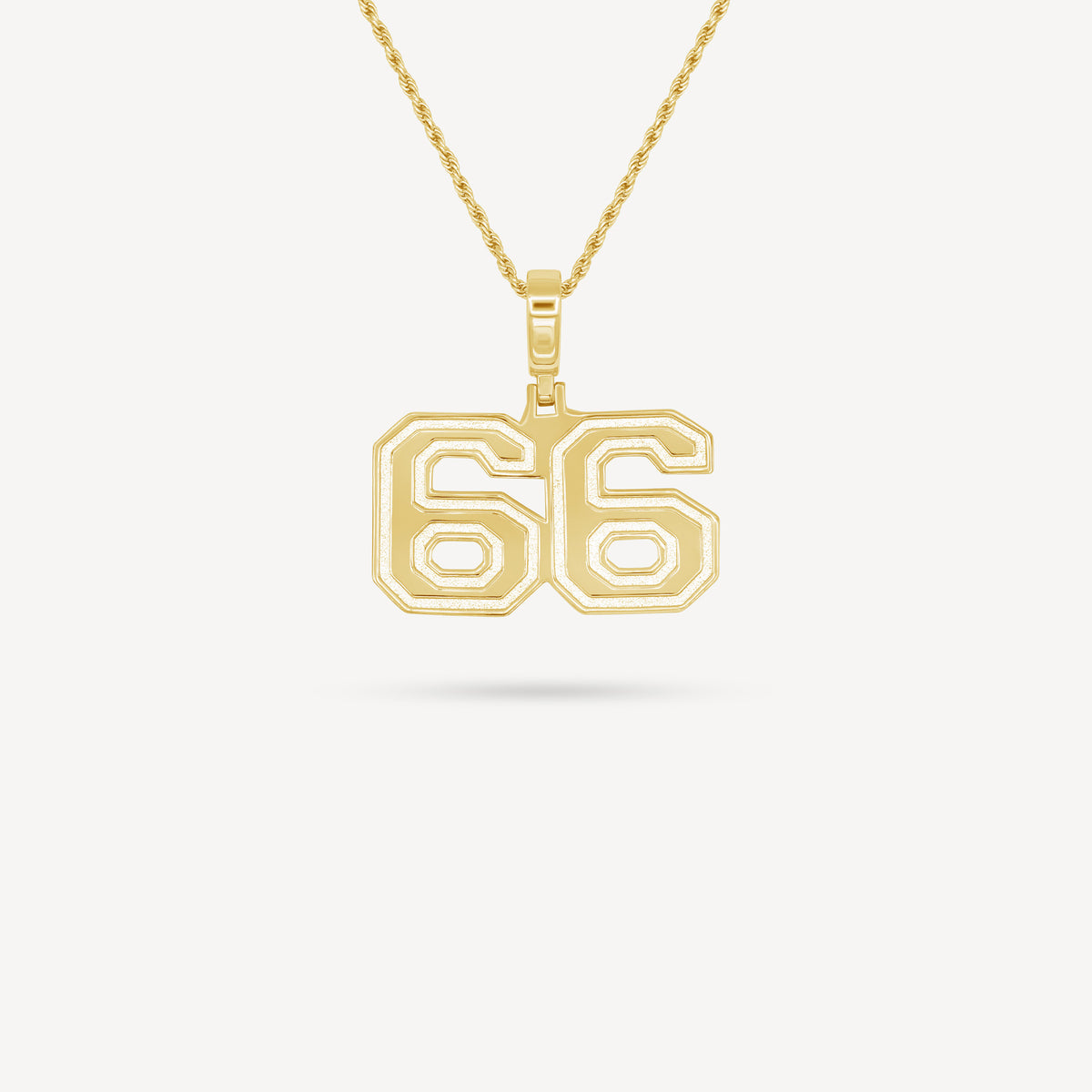 Gold Presidents Pendant and Chain - #66 Vincent Byrd Jr