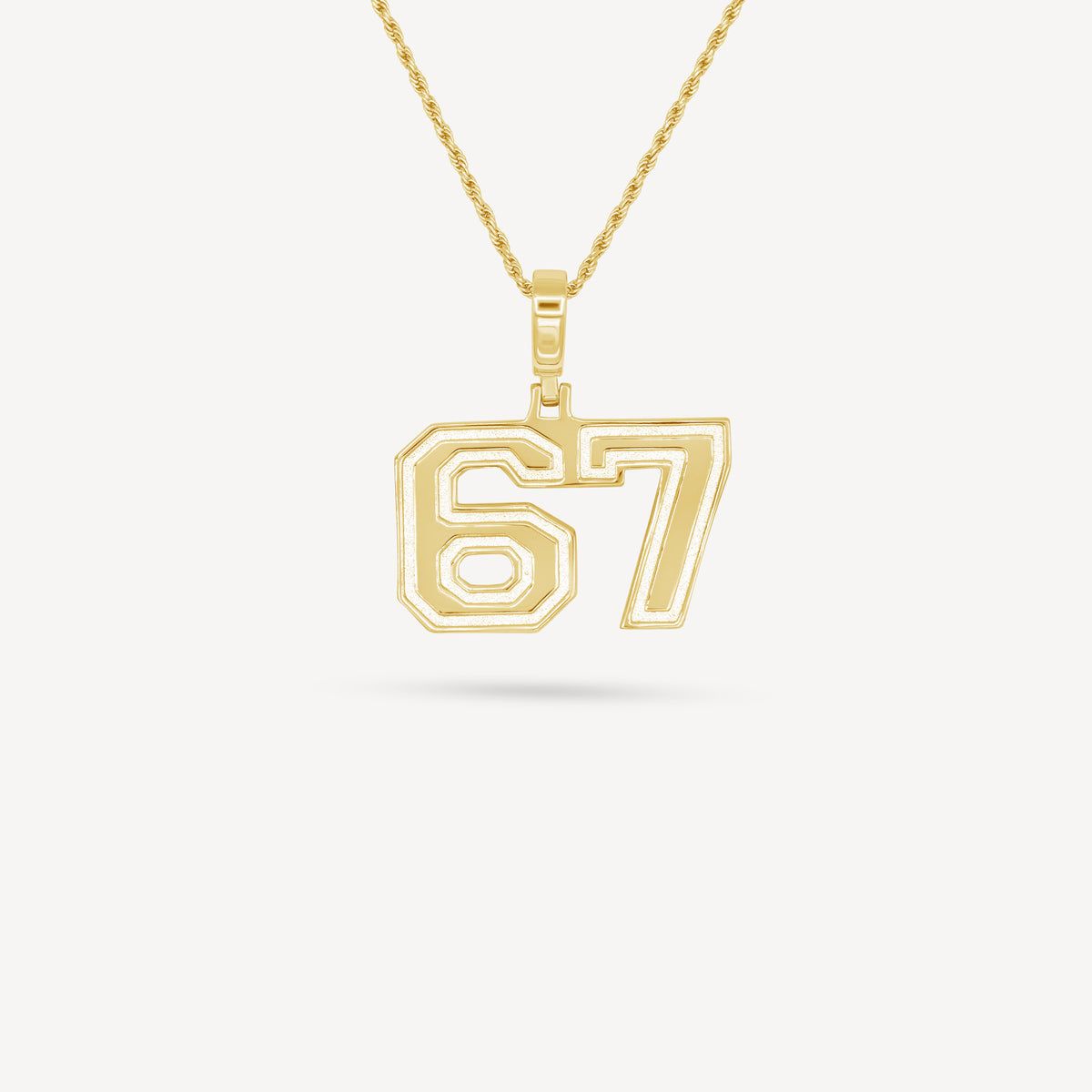Gold Presidents Pendant and Chain - #67 Sean Scott
