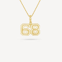 Gold Presidents Pendant and Chain - #68 Griffin Hart