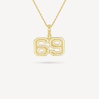 Gold Presidents Pendant and Chain - #69 Nicholas Soileau