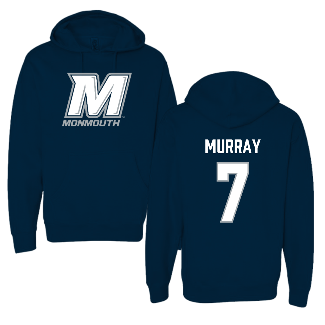 Monmouth University Basketball Navy Hoodie  - #7 Isabella Murray