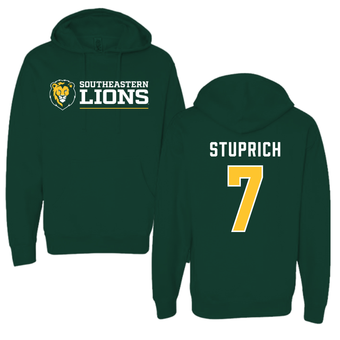 Southeastern Louisiana University Baseball Forest Green Hoodie  - #7 Brennan Stuprich