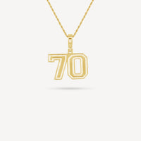 Gold Presidents Pendant and Chain - #70 Zach Penner