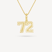 Gold Presidents Pendant and Chain - #72 Cole Best