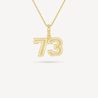 Gold Presidents Pendant and Chain - #73 Alani Makihele
