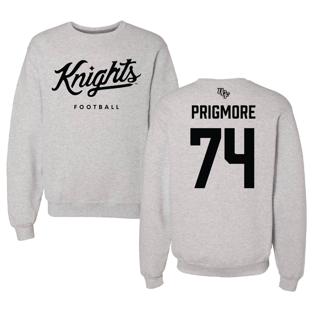 University of Central Florida Football Gray Crewneck  - #74 Matthew Prigmore
