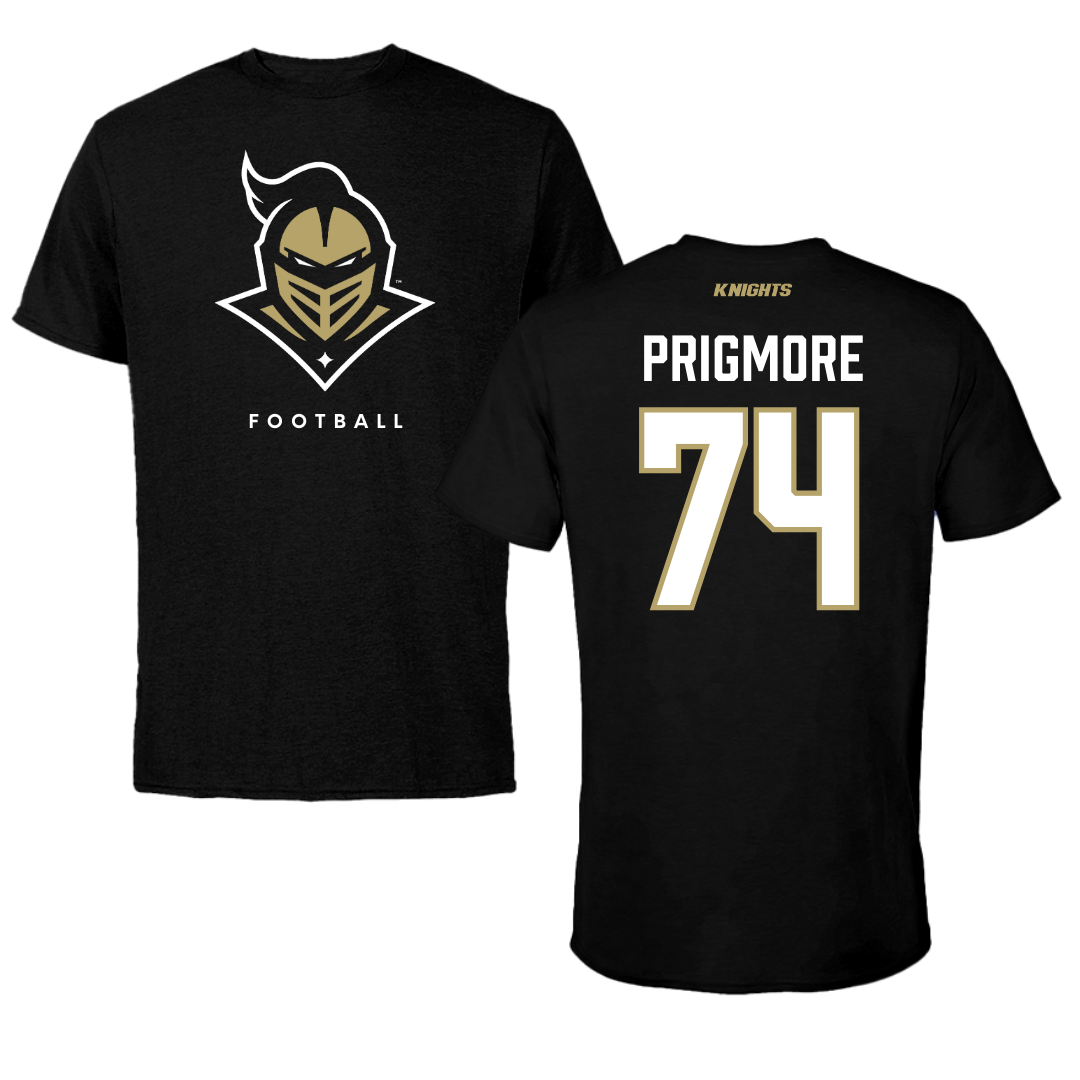 University of Central Florida Football Black Mascot Tee  - #74 Matthew Prigmore