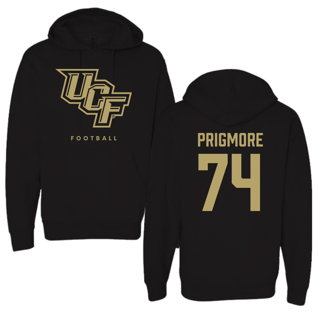 University of Central Florida Football Black Hoodie  - #74 Matthew Prigmore