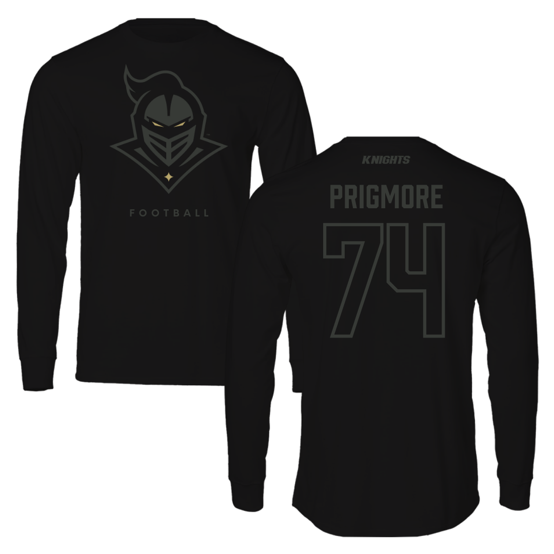 University of Central Florida Football Black Long Sleeve  - #74 Matthew Prigmore