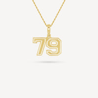 Gold Presidents Pendant and Chain - #79 Ondre Toland