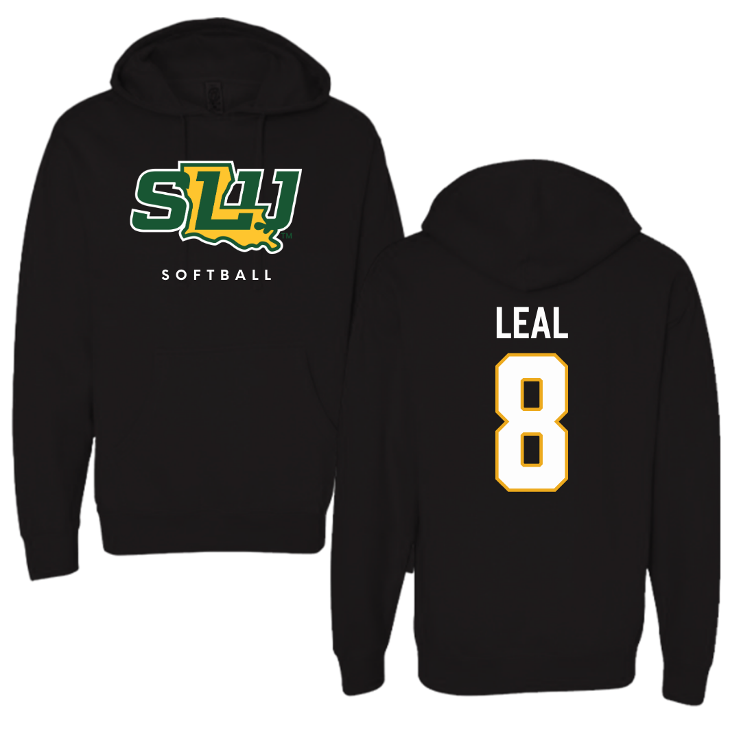 Southeastern Louisiana University Softball Black Hoodie  - #8 Maddie Leal