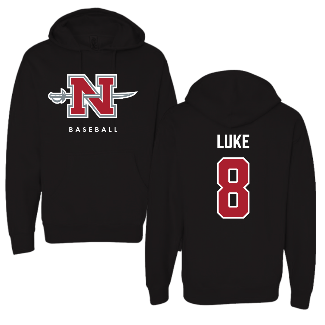 Nicholls State University Baseball Black Hoodie  - #8 Haden Luke
