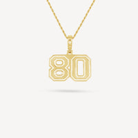 Gold Presidents Pendant and Chain - #80 Hollis McDaniel