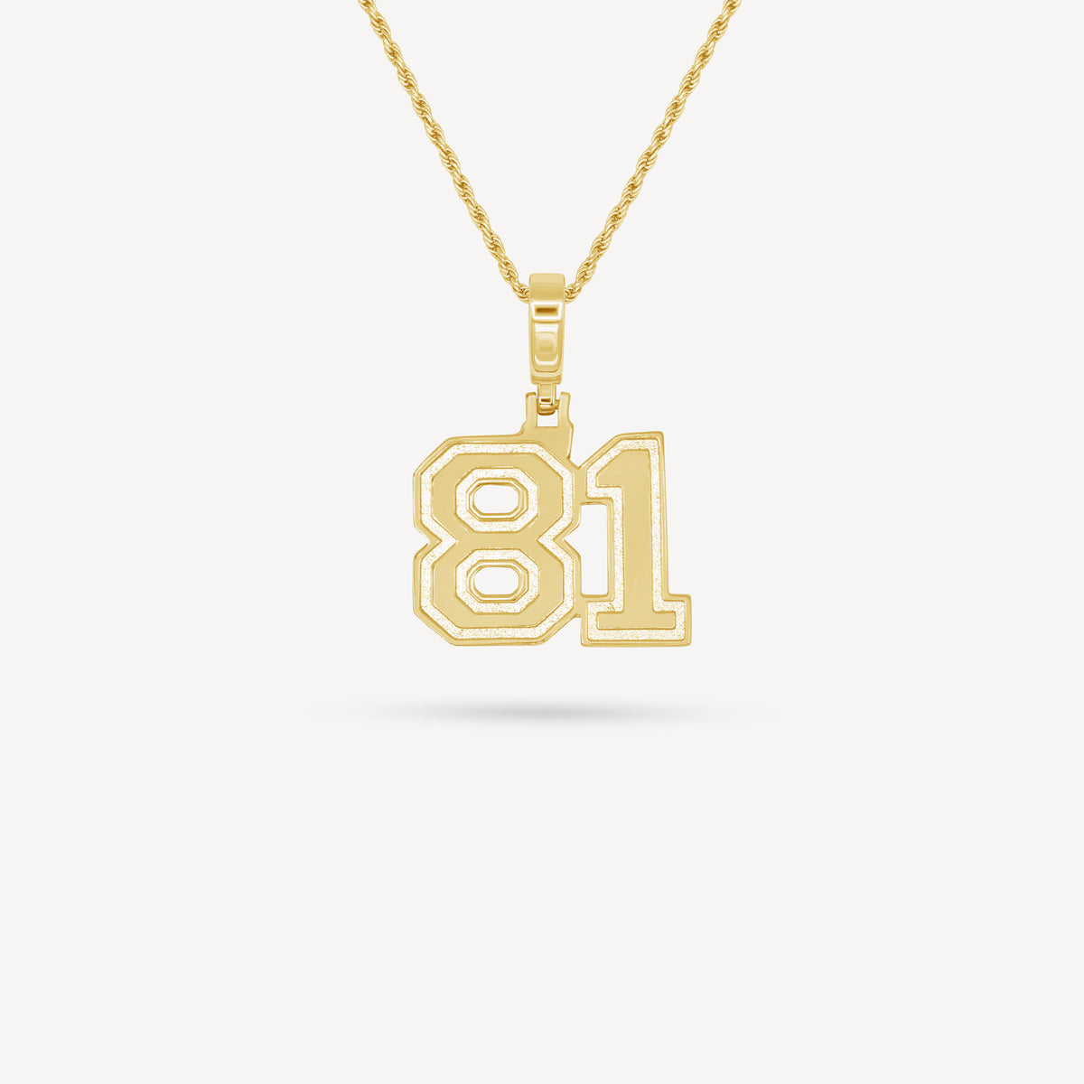 Gold Presidents Pendant and Chain - #81 Riley Rudolfo