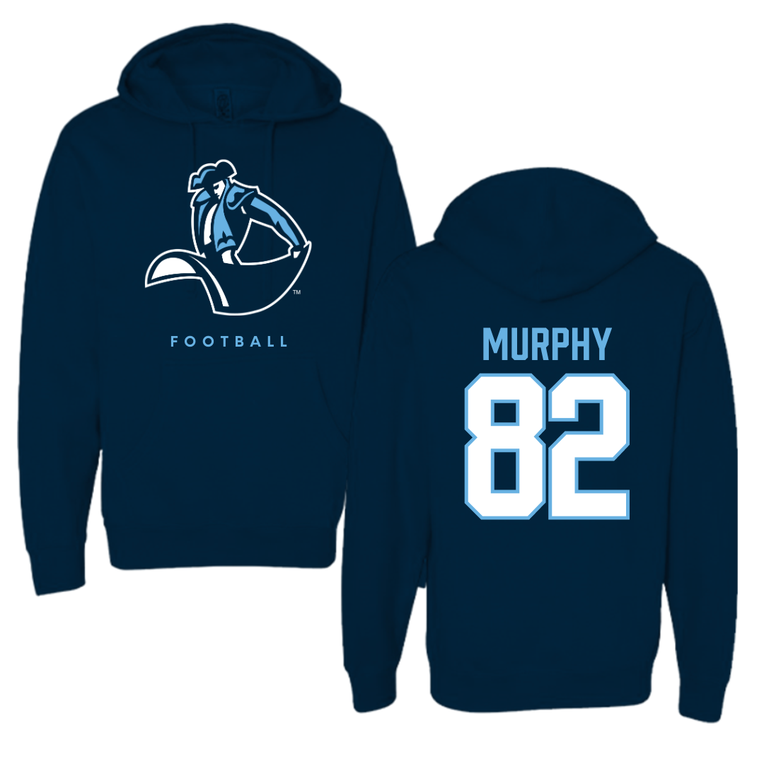 University of San Diego Football Navy Hoodie  - #82 Kollen Murphy