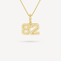 Gold Presidents Pendant and Chain - #82 Derrick White