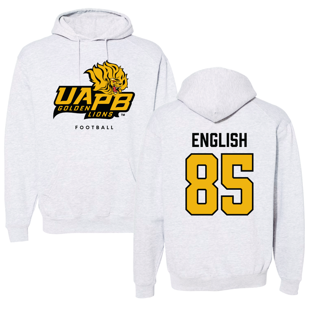 University of Arkansas-Pine Bluff Football Gray Hoodie  - #85 Kevin English
