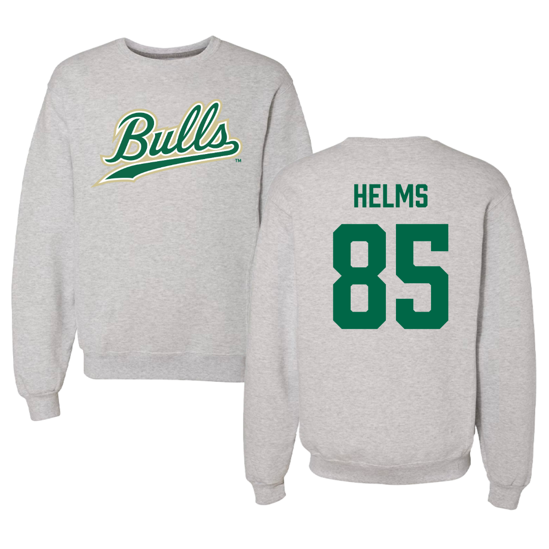 University of South Florida Football Gray Crewneck  - #85 Christian Helms