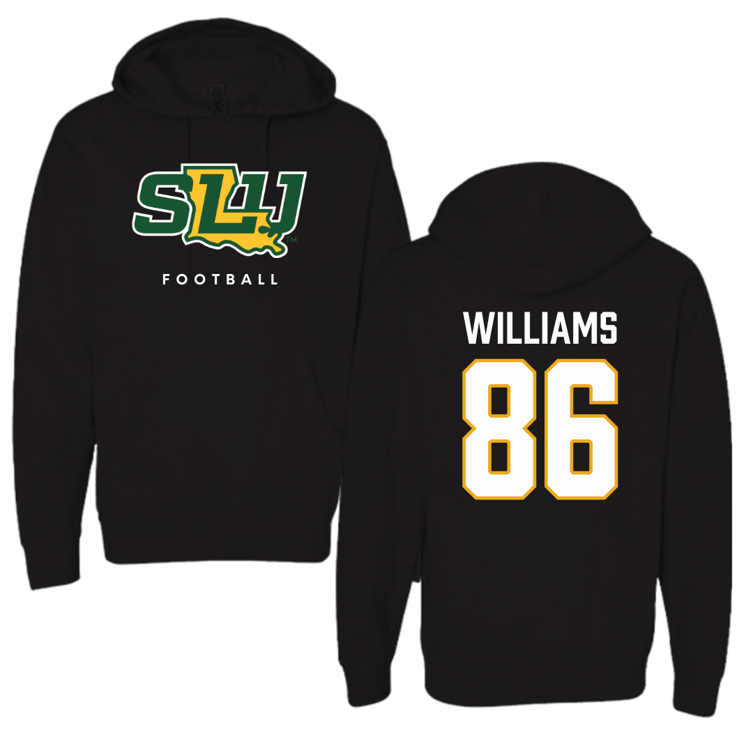Southeastern Louisiana University Football Black Hoodie  - #86 Mike Williams