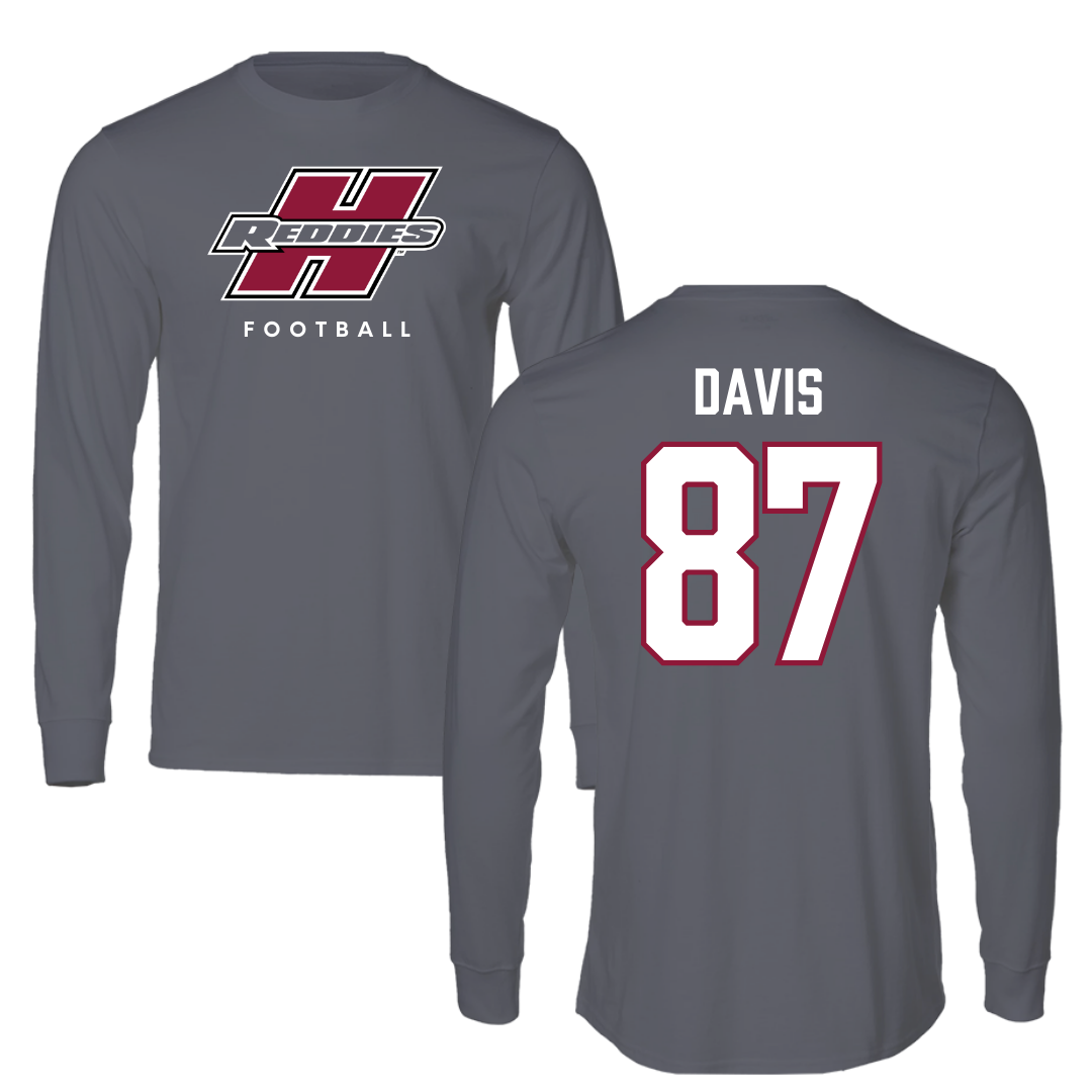 Henderson State University Football Gray Long Sleeve  - #87 Cayden Davis