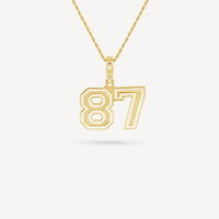 Gold Presidents Pendant and Chain - #87 Damien Orozco