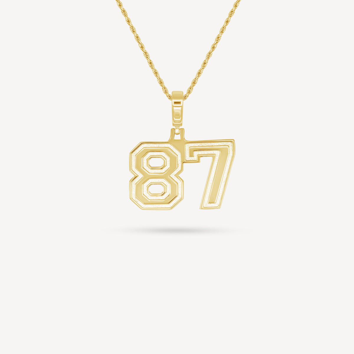 Gold Presidents Pendant and Chain - #87 Cayden Davis