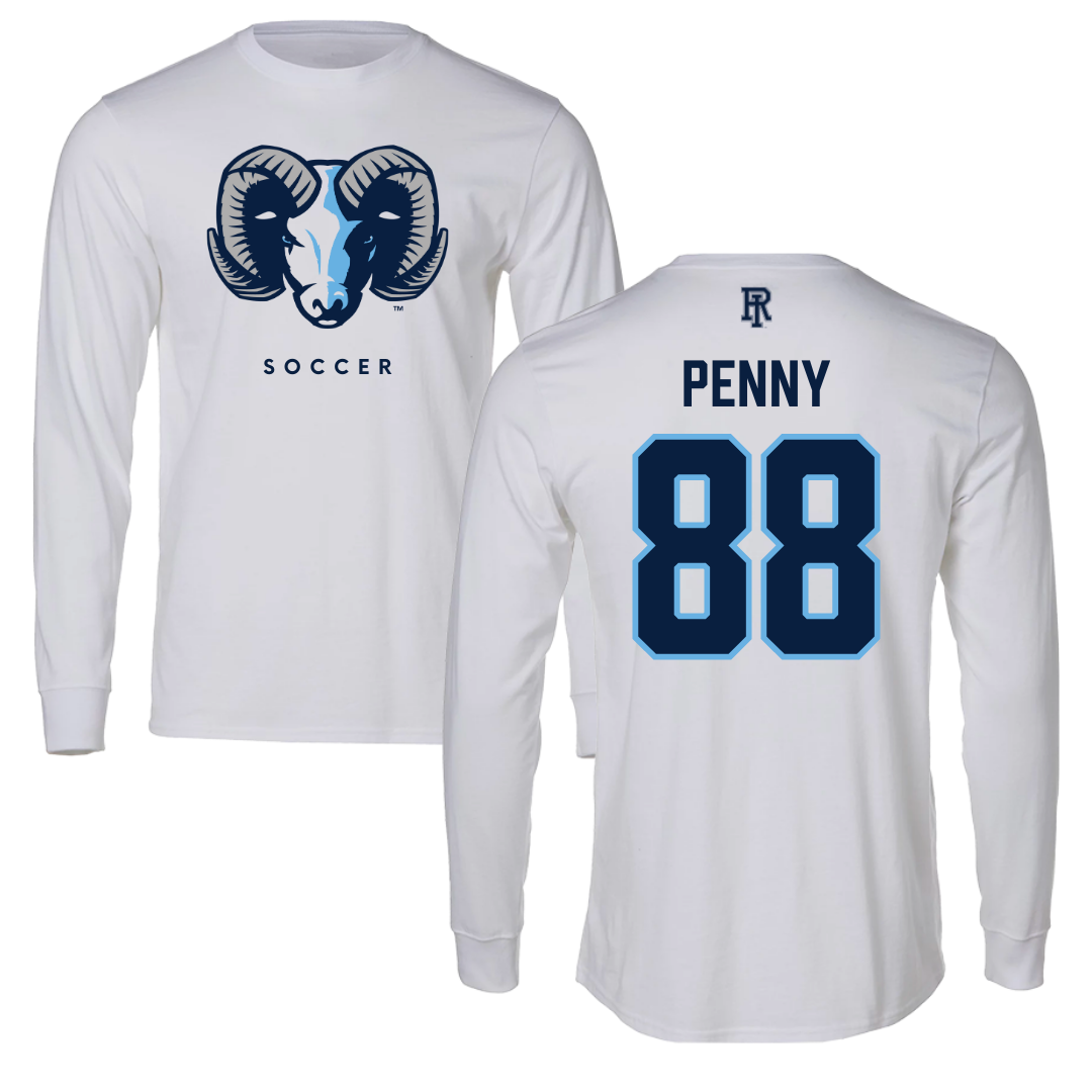 University of Rhode Island Soccer White Long Sleeve  - #88 Cierra Penny