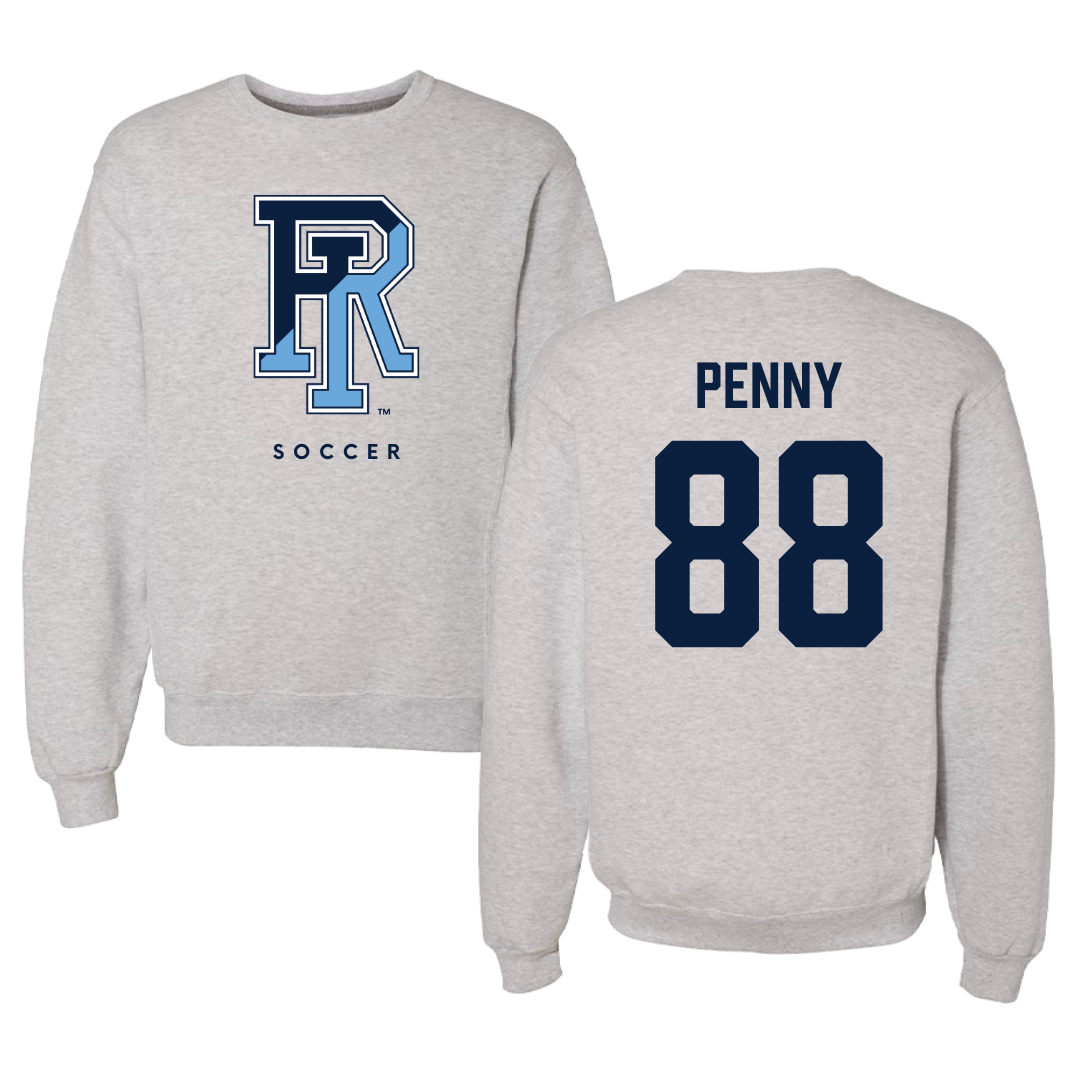 University of Rhode Island Soccer Gray Crewneck  - #88 Cierra Penny