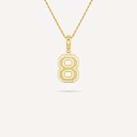 Gold Presidents Pendant and Chain - #8 Tyrel Bladen