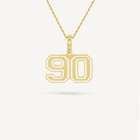 Gold Presidents Pendant and Chain - #90 Keshawn Lynch