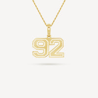 Gold Presidents Pendant and Chain - #92 Nathan LaPlante