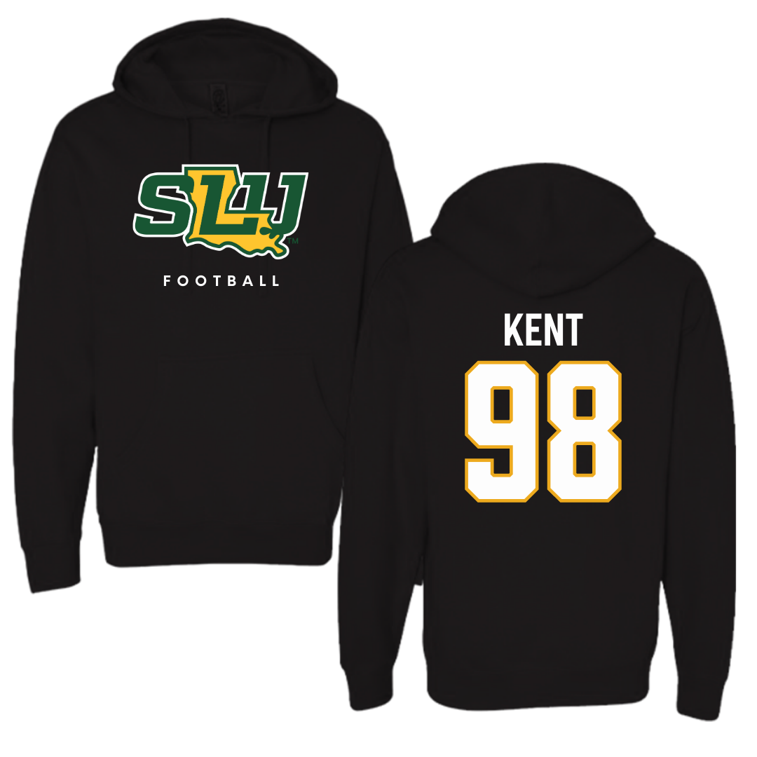 Southeastern Louisiana University Football Black Hoodie  - #98 Austin Kent