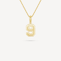 Gold Presidents Pendant and Chain - #9 Bailey Olson