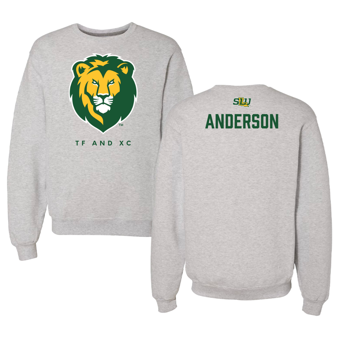 Southeastern Louisiana University TF and XC Gray Crewneck  - Kaylie Anderson