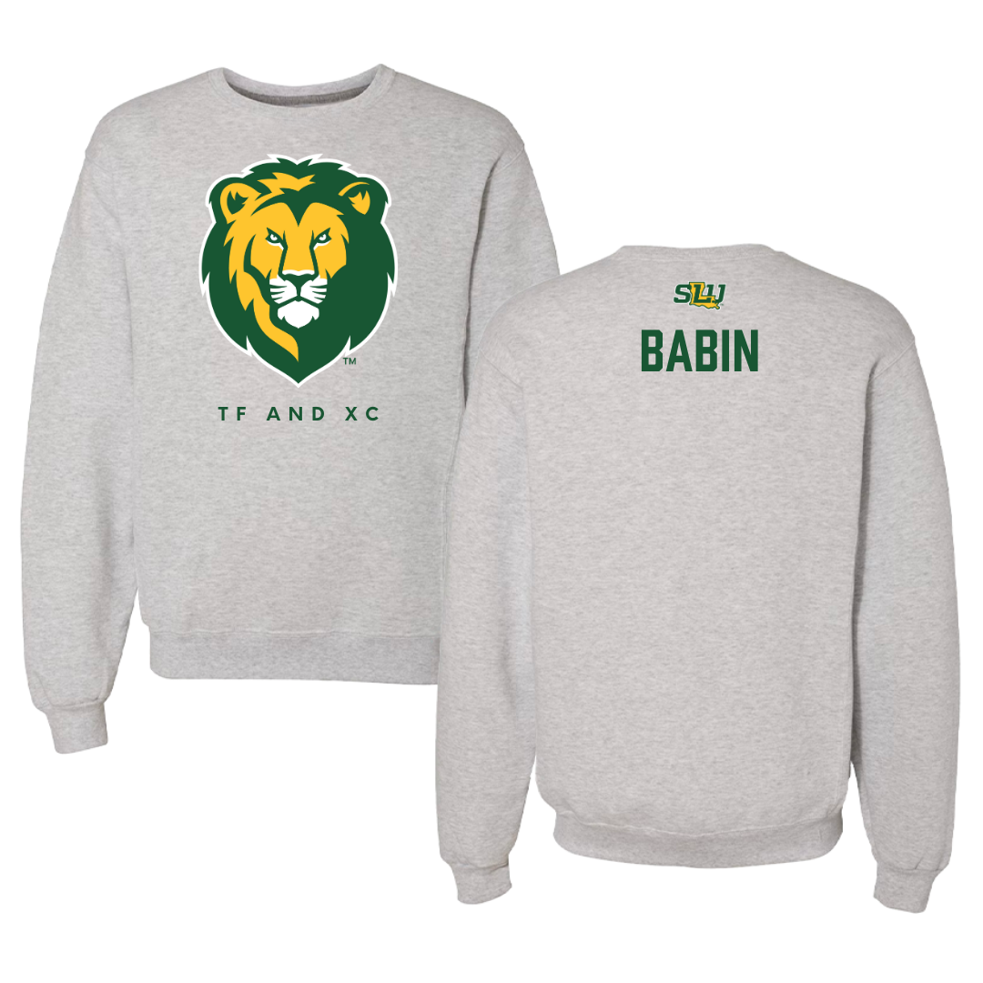 Southeastern Louisiana University TF and XC Gray Crewneck  - Bailey Babin