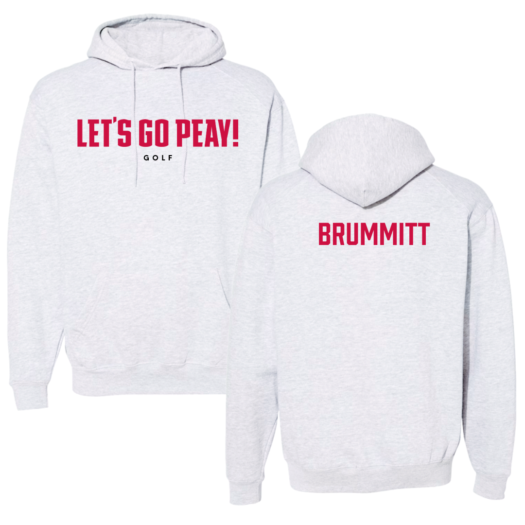 Austin Peay State University Golf Gray Hoodie  - Caleb Brummitt