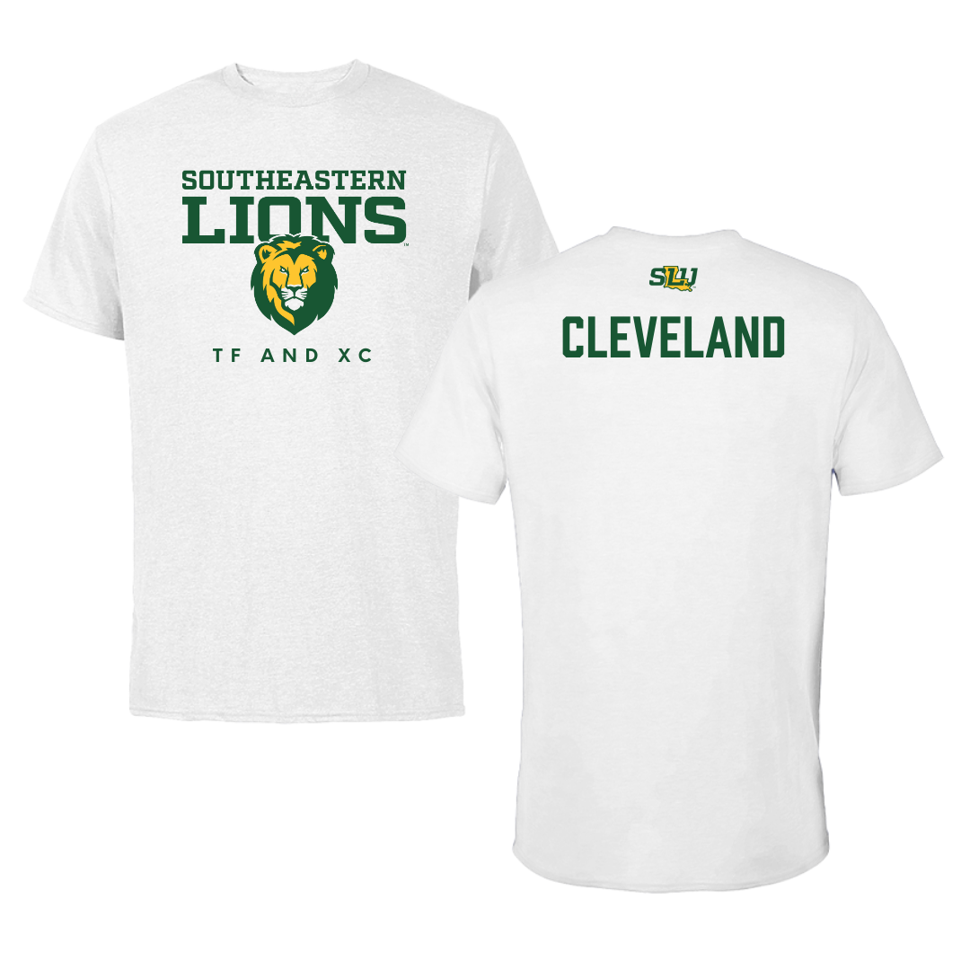 Southeastern Louisiana University TF and XC White Tee  - Alexandra Cleveland