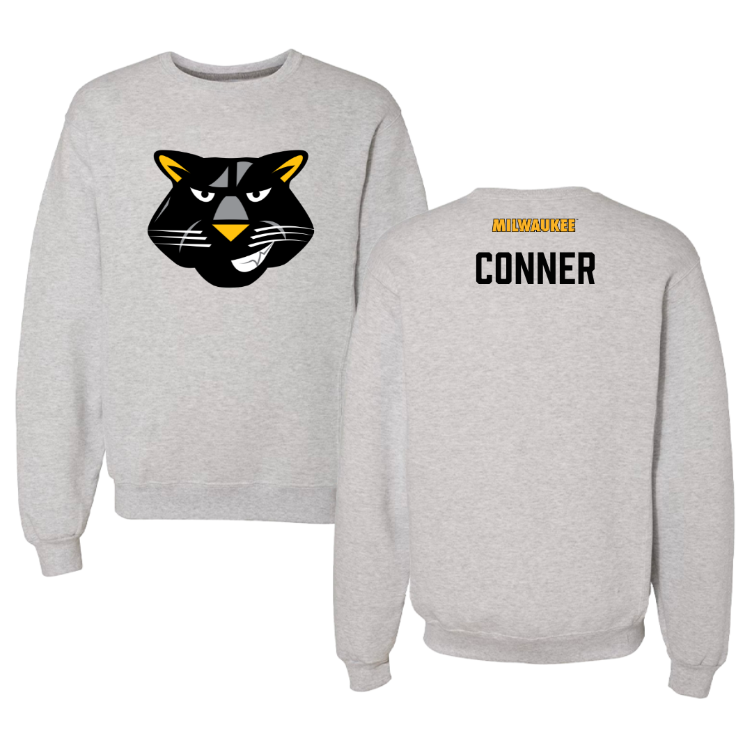 University of Wisconsin-Milwaukee TF and XC Gray Crewneck  - Claudia Conner