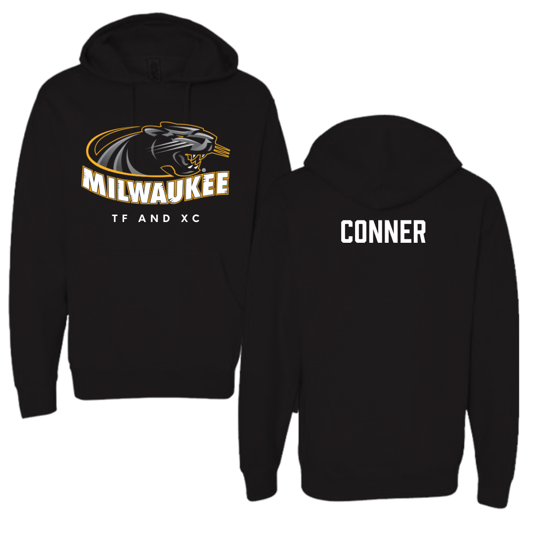 University of Wisconsin-Milwaukee TF and XC Black Hoodie  - Claudia Conner
