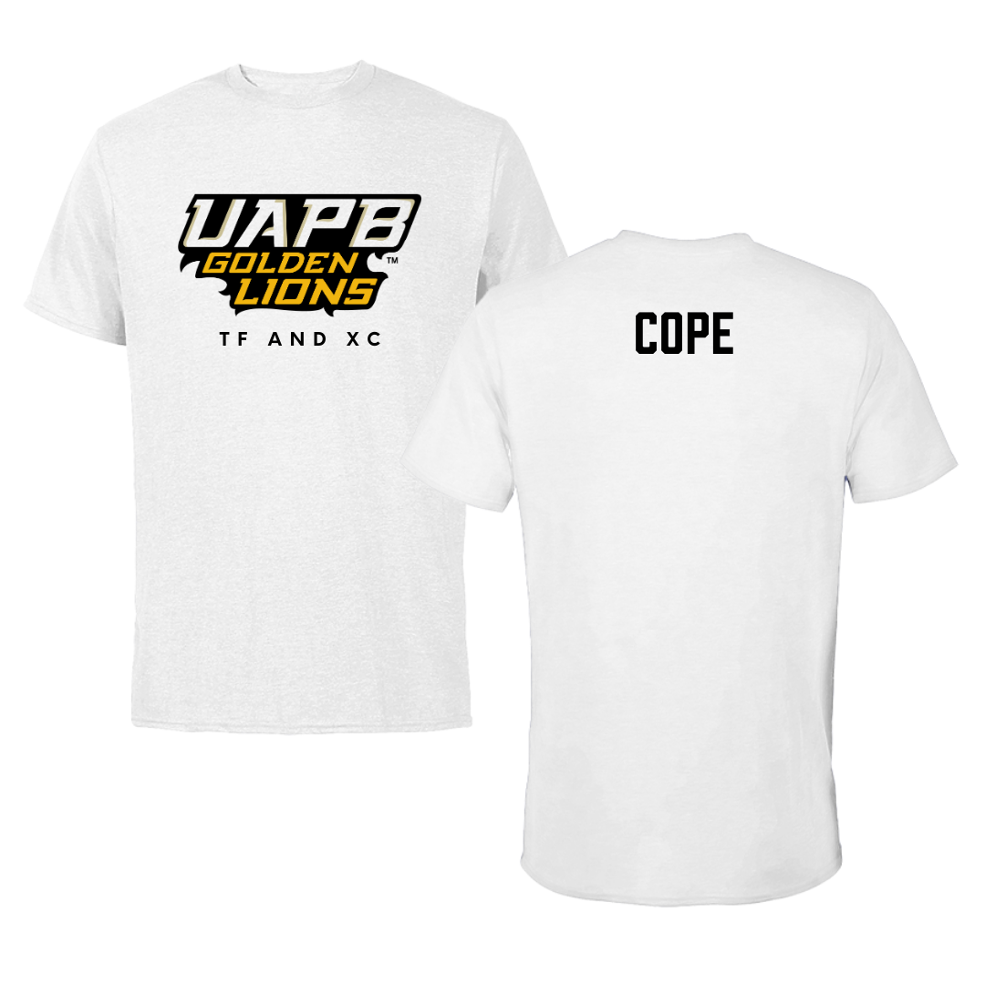University of Arkansas-Pine Bluff TF and XC White Tee  - Cheriece Cope