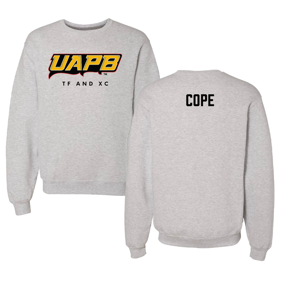 University of Arkansas-Pine Bluff TF and XC Gray Crewneck  - Cheriece Cope