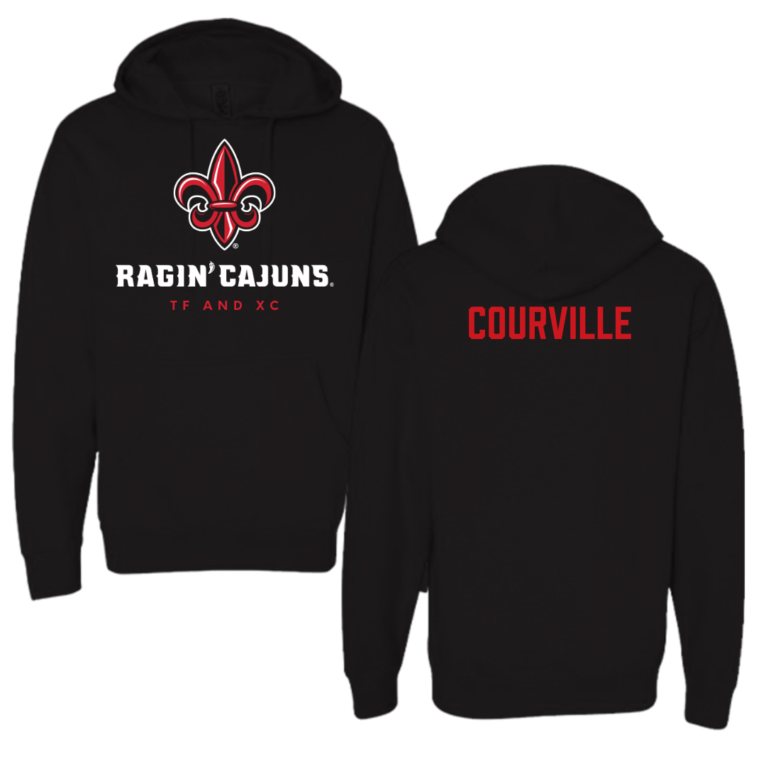 University of Louisiana at Lafayette TF and XC Black Hoodie  - Juliana Courville
