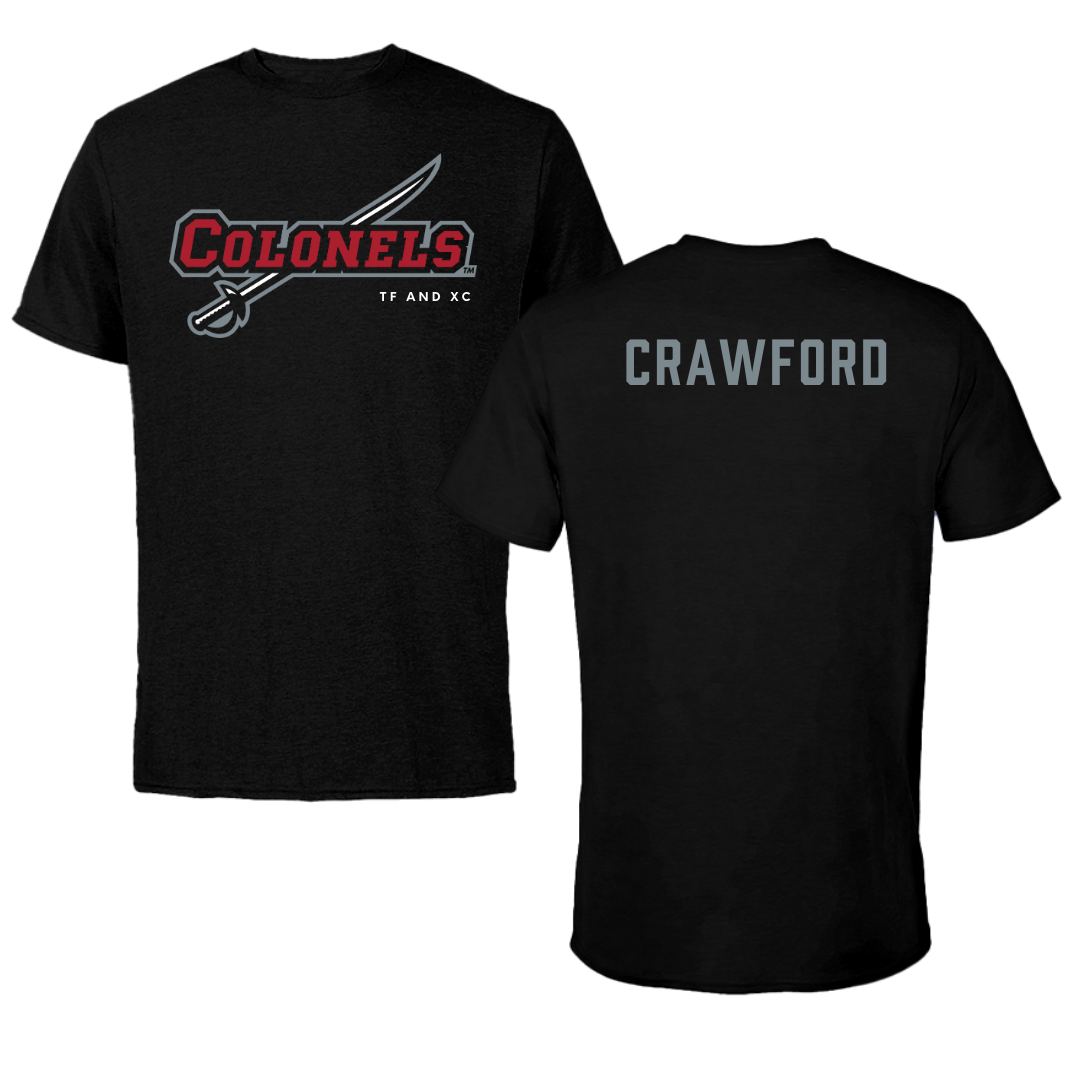 Nicholls State University TF and XC Black Tee  - Michael Crawford