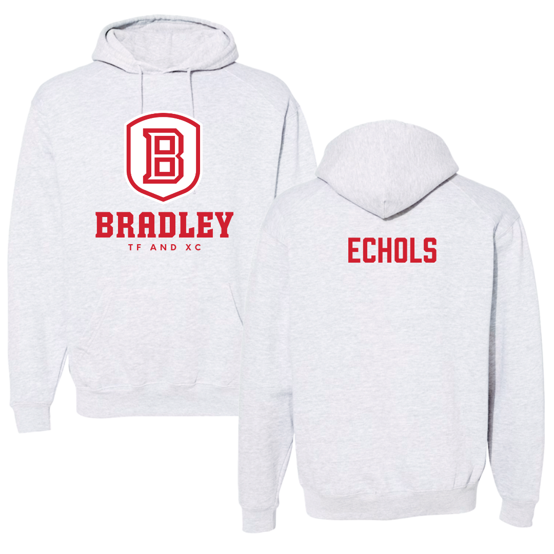 Bradley University TF and XC Gray Hoodie  - Angelo Echols
