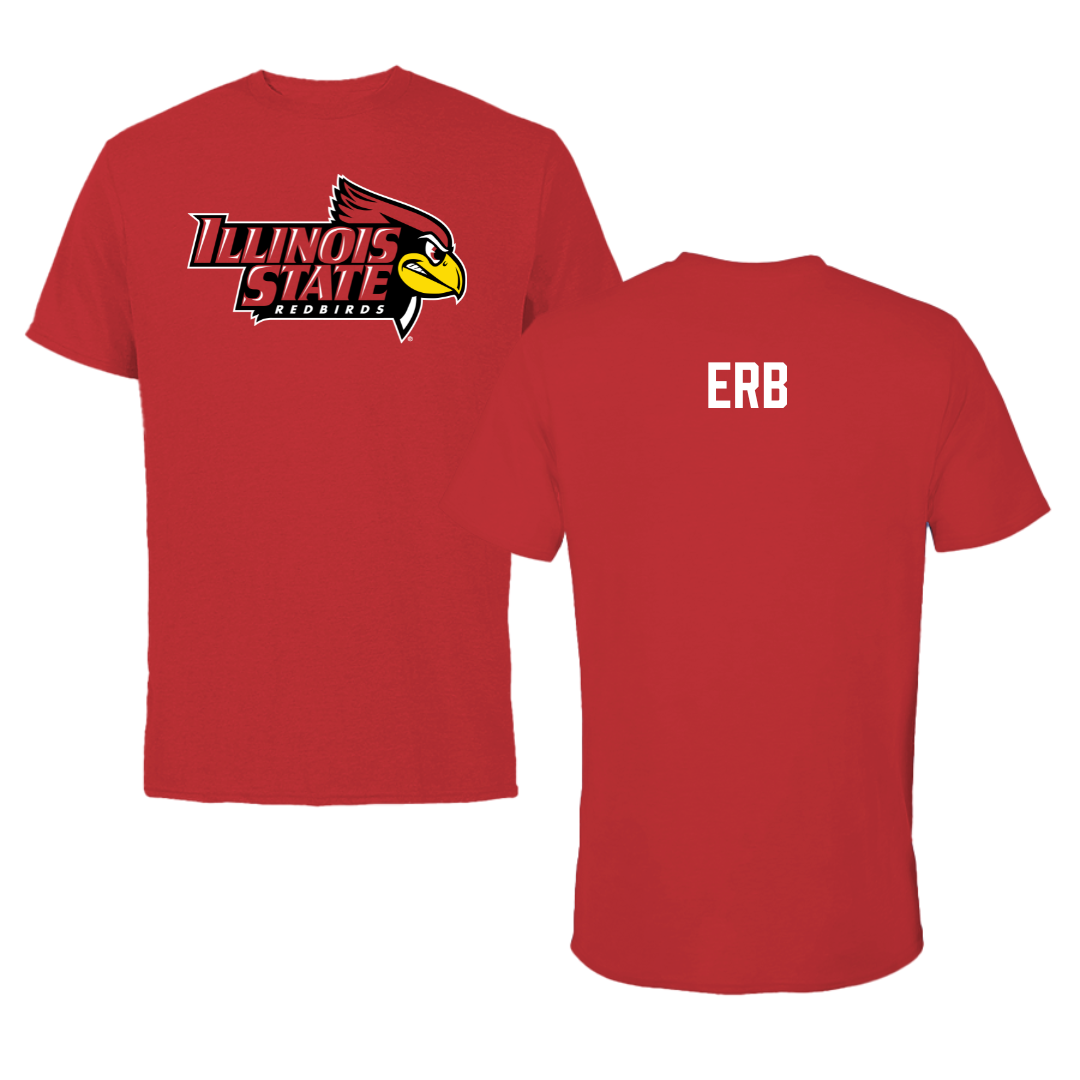 Illinois State University Cross Country Red Redbird Tee  - Grace Erb