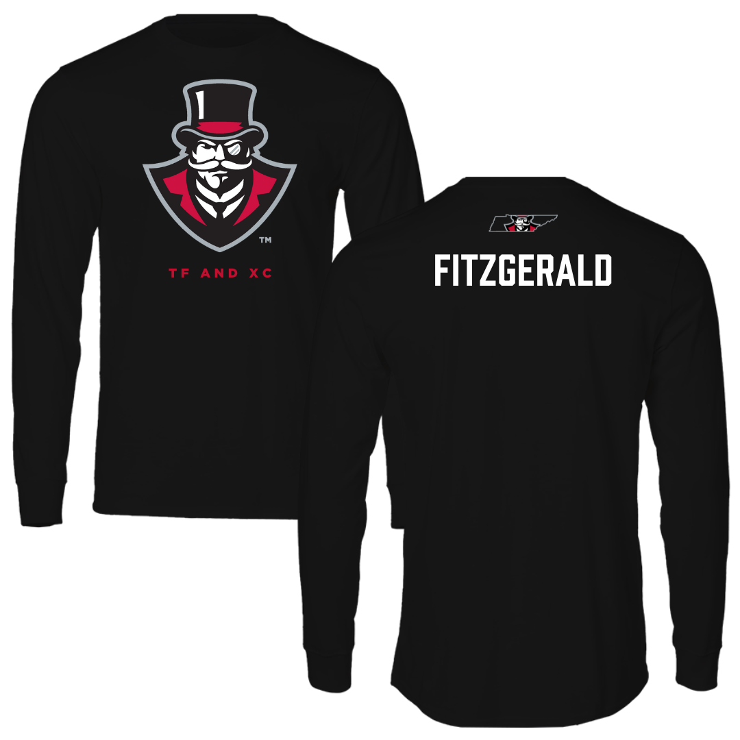 Austin Peay State University TF and XC Black Mascot Long Sleeve - Jack Fitzgerald