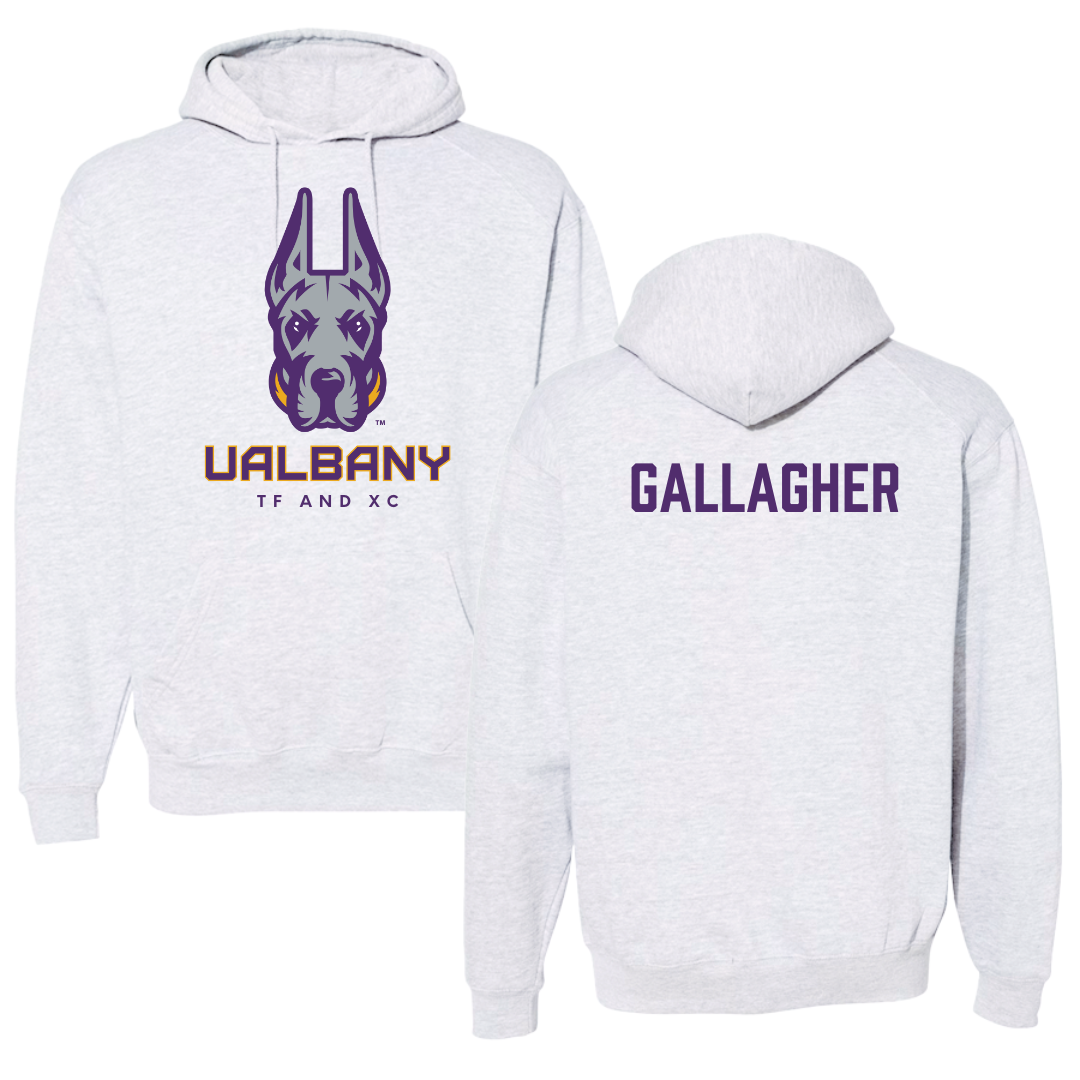 University at Albany TF and XC Gray Hoodie  - Jack Gallagher