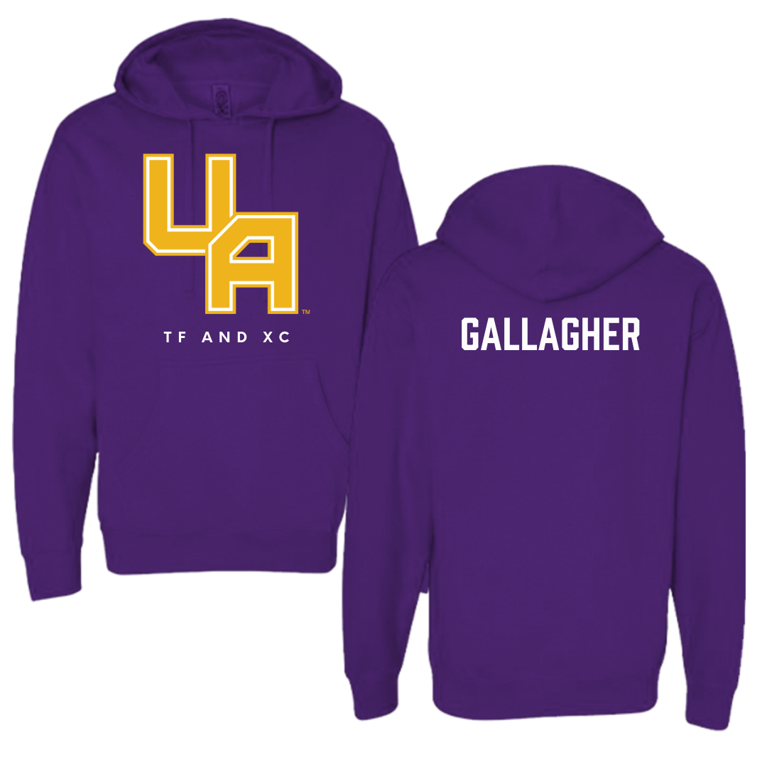 University at Albany TF and XC Purple Hoodie  - Jack Gallagher